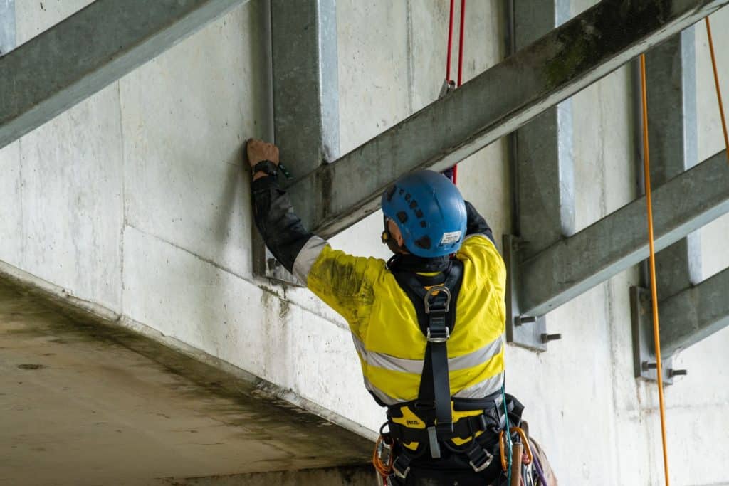 Rope access Bridge inspection works