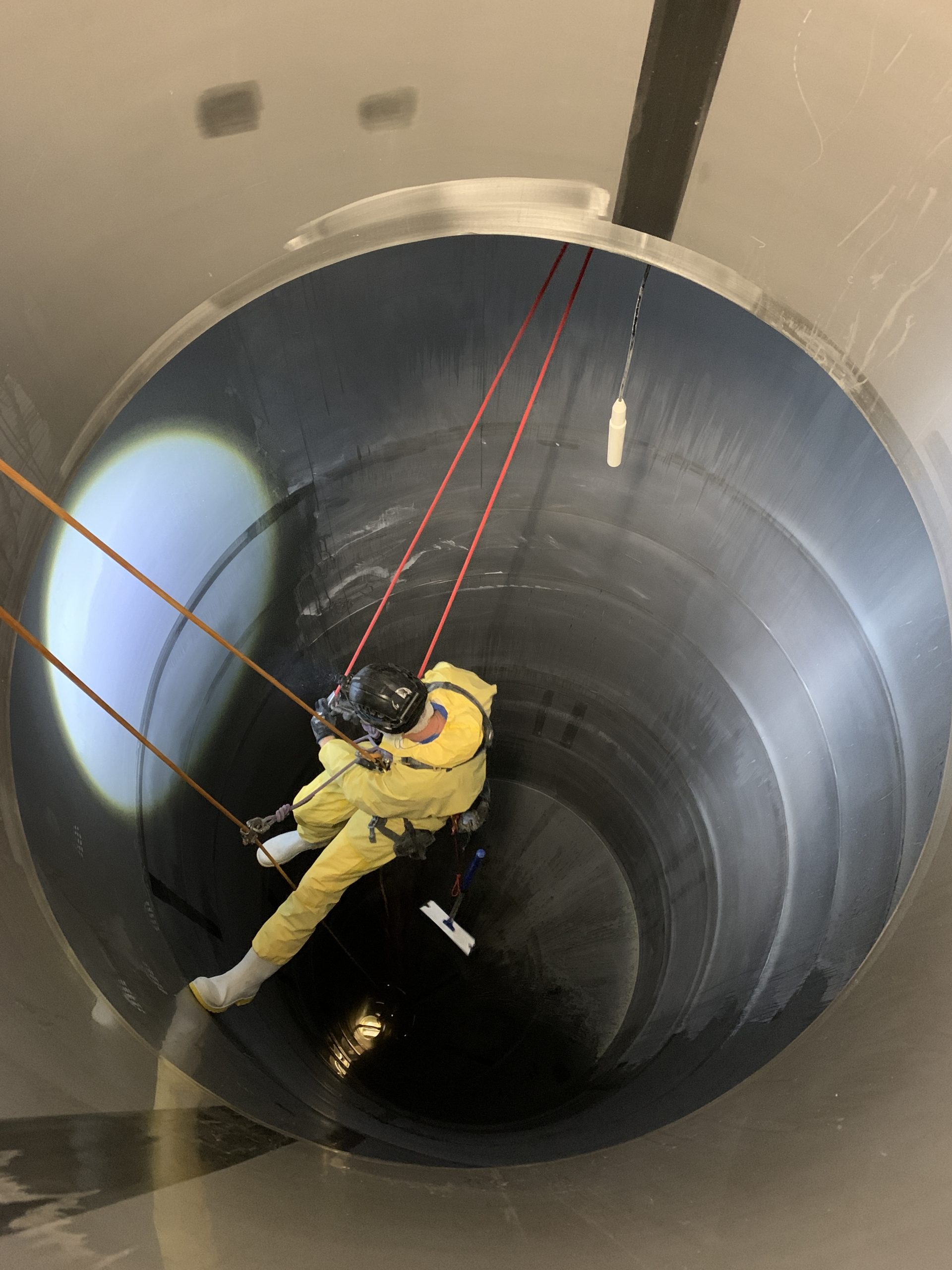 Rope access Confined space entry rope to rope transfer